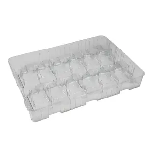 Custom Vacuum Forming Quality Black Clamshell Plastic Blister Tray Ps Blister Pack pvc blister packaging