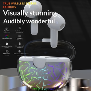 Auriculares Inalámbricos TWS 5.2 LED, Intraaurales Estéreo de Alta Calidad, Coloridos, Resistentes al Agua, con Diseño de Cápsula Espacial, Ajuste Personalizado - Product Image 2