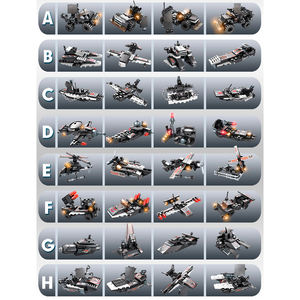 8in1 ville Swat <span class=keywords><strong>Police</strong></span> hélicoptère enfant <span class=keywords><strong>Police</strong></span> voiture jouet avion Jeep transporteur rue véhicules armure camion bloc de construction Kit - Product Image 4