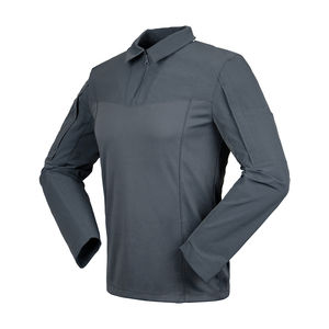 Tronyond kaus taktis pria, pakaian tempur taktis Pullover lengan panjang, Kaus katun taktis seragam keamanan - Product Image 2