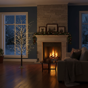 Albero LED Nero Sirka 10W 150cm con Rami (GSC 204690156) - Product Image 3