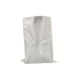 Sacos de arroz transparentes com estampa de rotogravura para uso agrícola, embalagem de tecido pp laminado Bopp com design personalizado