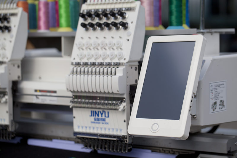 (Jin kumi) Jinyu 1202 Two Heads Flat Embroidery Machine - 1000 RPM
