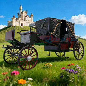 Vente directe d'usine 2026, calèche royale de mariage, calèche à <span class=keywords><strong>chevaux</strong></span> personnalisée, transport spécial, calèche électrique de tourisme - Product Image 5