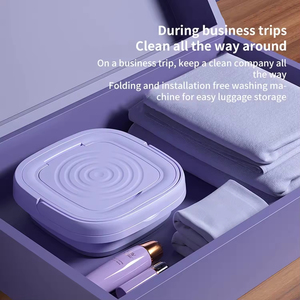 Lavadora Portátil Mini Totalmente Automática de Carga Superior, Eléctrica, con Fuente de Alimentación Manual, para Uso Doméstico, Enchufe Estadounidense, Venta al por Mayor de Fábrica - Product Image 3