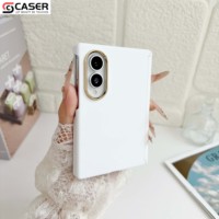 Nouvelle Arrivée Étui de Téléphone Pliable en PC Couleur Unie Simple pour Samsung Z Fold 8/Ultra Housse de Protection Intégrale à Charnière Tendance