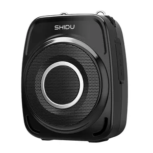 SHIDU 20 Watts Powerful Loud Professional Rechargeable Mini Personal Speaker For Teachers Wireless Portable Voice Amplifier