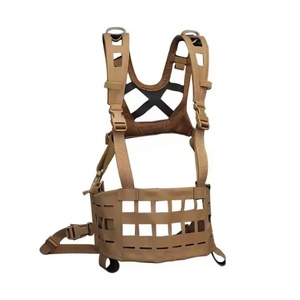 Chaleco Táctico Ligero SPC de Color Sólido con Mosquetones de Liberación Rápida, Sistema MOLLE Externo y de Seguridad - Product Image 1