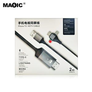<span class=keywords><strong>สาย</strong></span> USB-C อะแดปเตอร์ <span class=keywords><strong>HDTV</strong></span> ของโทรศัพท์3 in 1ชนิด C 4K 60Hz <span class=keywords><strong>ด</strong></span>ีไซ<span class=keywords><strong>น</strong></span>์โลโก้ล่าสุด - Product Image 6