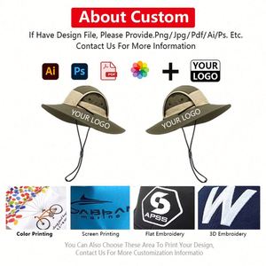 Chapeau Bob OEM Personnalisé avec Logo Brodé pour Activités de Plein Air, Pêche et Randonnée, Design Tricoté Assorti aux Couleurs - Product Image 2