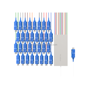 ตัวแยกไฟเบอร์ออปติก 1x32 ขนาด 0.9 มม. แบบเปลือย พร้อมท่อเหล็กขนาดเล็ก ตัวแยกไฟเบอร์ออปติก G657A 1 เข้า 32 ออก แบบ PLC - Product Image 2