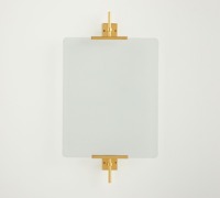 Cadre photo flottant transparent sans cadre en verre et laiton, fait main, durable, simple, moderne et minimaliste, taille personnalisée 8x10'' pour bureau et maison