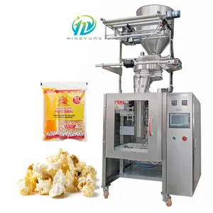 Multi-fungsi mesin kemasan sepenuhnya otomatis makanan ringan doypack mesin kemasan Popcorn granule mesin pengepakan