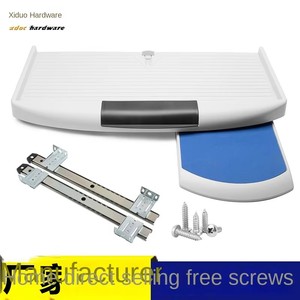 Glissières de tiroir de bureau en fer moderne <span class=keywords><strong>pour</strong></span> clavier, idéales <span class=keywords><strong>pour</strong></span> cuisine, chambre, salle de bain et bureau à domicile - Product Image 3