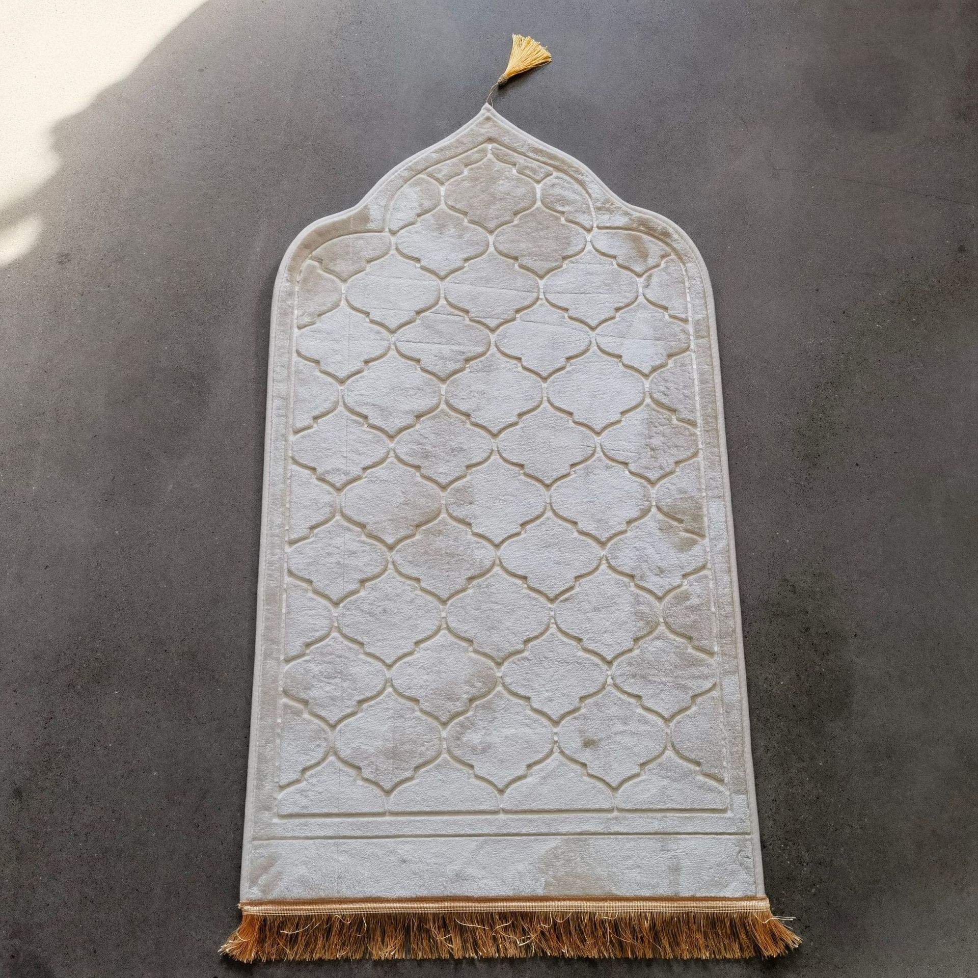 blanc - 65*115cm [moulage à points raschel]