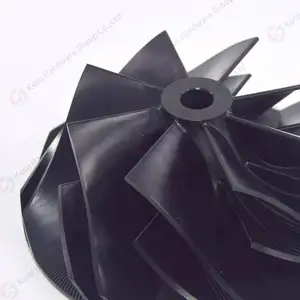 OEM Customized High Precision 5 Axis Cnc Machining Machined Aluminum Anodized Metal Parts Turbocharger Impeller