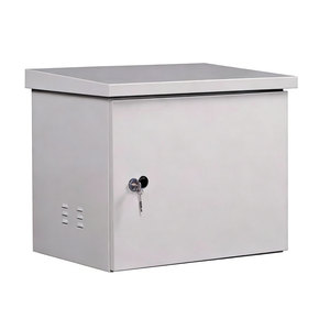 Gabinete de Seguridad para Monitoreo, Montaje en Pared, 9U, Exterior, Impermeable IP45, Acero Laminado en Frío, 19 Pulgadas, Color Gris Ceniza, en Stock - Product Image 1