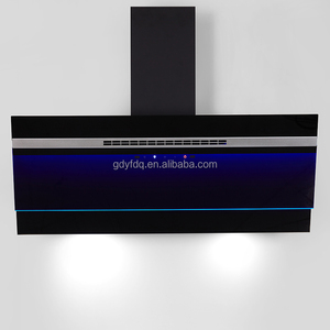 <span class=keywords><strong>Campana</strong></span> de cocina inteligente para el hogar de 900mm de estilo europeo <span class=keywords><strong>campana</strong></span> <span class=keywords><strong>extractora</strong></span> eléctrica de vidrio negro inclinada - Product Image 2