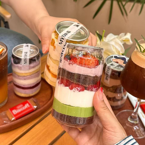 Bsbh กระป๋องพลาสติกใสขนาด250มล. 330มล. 350มล. 500มล. 650มล. 700มล. 900มล. กระป๋องโซดาใส - Product Image 4