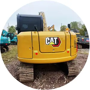 Caterpillar fácil de usar usado 307e CAT excavadora 7ton tamaño pequeño cat307 307e2 308 cilindro excavadora equipo de construcción máquina