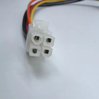 Cable de Alimentación Adaptador de Disco Duro Serial ATA SATA de 4 Pines a 2 Puertos para Placa Base ATX, para Lenovo IPC y Controlador Fiscal, 18AWG