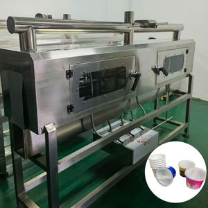 نفق انكماش بالبخار قابل للتكيف مع أنواع متعددة من الزجاجات لخط إنتاج الأغذية المعبأة في أكواب - Product Image 1