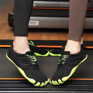 HEVA Zapatos Deportivos Minimalistas de Cinco Dedos, Calzado con Dedos Separados, Parte Superior de Tejido Fly Knit, Parte Superior de Microfibra, Invierno, Hombre, Mujer - Product Image 1