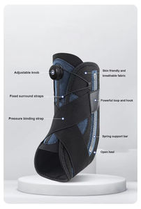 समायोज्य संपीड़न टखनों का समर्थन ब्रेस नॉब नए अर्ध-कठोर टखने के स्टेबलाइजर पौधे फासीइटिस टेन्टोनाइटिस टखना स्प्रिंट - Product Image 2