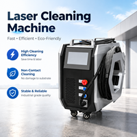 Machine de nettoyage au laser à fibre pulsée 300W, nettoyeur laser de précision pour pièces aérospatiales, élimination des revêtements anodisés en titane et aluminium