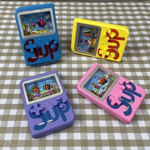 Wholesale Children Funny Toy <strong>Mini</strong> Plastic Mobile Phone <strong>Hand</strong> Held Water Games Ring Toss for Kids - Product Image 2
