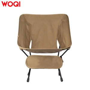 Chaise de camping légère Woqi, chaise pliante portable, chaise lune couleur kaki foncé, chaise de plage pour usage extérieur - Product Image 3