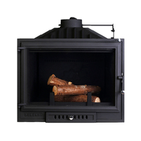 Cheminée à bois Poêle à bois en bois Insert Offre Spéciale Fonte Camiol quantité minimale de commande 50 Pièces Noir Mat Intérieur Appartement Support
