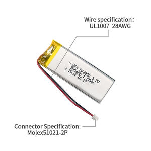 공장 직접 공급 <span class=keywords><strong>Lipo</strong></span> 배터리 <span class=keywords><strong>3.7v</strong></span> 500 Mah 소비자 전자 제품 파우치 셀 UFX 502050 <span class=keywords><strong>3.7v</strong></span> 500 mah 리튬 폴리머 배터리 - Product Image 6