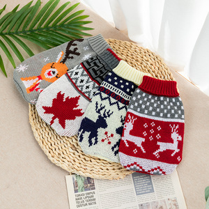 Maglioni per Gatti Personalizzati all'Ingrosso, Traspiranti, in Poliestere con Motivi Floreali, Abbigliamento Invernale Lavorato a Maglia per Halloween e Natale, Design Cartoon - Product Image 2