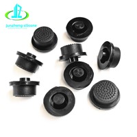 Touch-Type Silicone Waterproof Flashlight Switch Keycap Button Power Switch Cap-Model JC-249 (Black/Gray/Transparent)