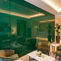 Revestimiento de pared impermeable 4X8, tablero de Material de construcción de fachada, hoja ACP ACM compuesta de aluminio PVDF de 4mm para decoración de interiores