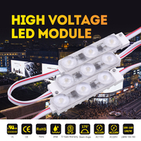 Lumière de module LED Smd 2835 AC 110V populaire avec adhésif 6000-7000K IP67 étanche pour la publicité de signe de lettre d'affichage de signalisation