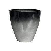 Jardinière décorative à dégradé de couleurs personnalisée, finition aspect céramique, trou de drainage personnalisé, intérieur/extérieur pour hôtel, patio et décoration intérieure