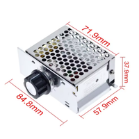 Module de régulateur de vitesse de moteur SCR 4000W 220V AC, régulateur de tension, variateur de température pour four électrique, chauffe-eau, éclairage LED