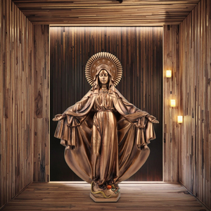 Statue religieuse catholique en résine 30 cm (H) Vierge Marie Immaculée Conception Peinte à la main Art <span class=keywords><strong>de</strong></span> collection Modèle <span class=keywords><strong>de</strong></span> <span class=keywords><strong>figurine</strong></span> <span class=keywords><strong>de</strong></span> Noël - Product Image 4