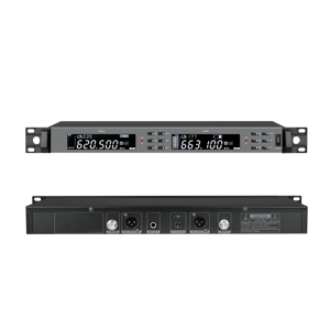 OEM EIF HD-1100 Dual Channel Handheld/Headset/Lavalier/Gooseneck UHF Microphone System for Karaoke Singing Church - Product Image 5