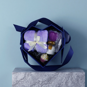 Pacchetto <span class=keywords><strong>di</strong></span> lusso per la cura del cestino amore <span class=keywords><strong>sapone</strong></span> alla lavanda sale torta <span class=keywords><strong>bomba</strong></span> da bagno per la cura <span class=keywords><strong>di</strong></span> sé per le donne sane - Product Image 3