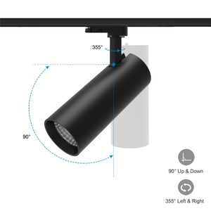 Pemasok Tiongkok Rail Museum Mini 35w 40w lampu sorot <span class=keywords><strong>Led</strong></span> dapat diredupkan 30w lampu sorot <span class=keywords><strong>Led</strong></span> toko lampu jalur putih - Product Image 6