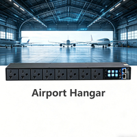 YESEEDER 16A 8-Socket Sistem Manajemen Daya Multi-Tegangan Universal PDU untuk Ruang Server GPU Pusat Data AI Login Aman