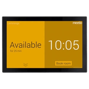 Android POE Glass Mount 10" Touchscreen Room Scheduler for Meeting Room Booking + Software