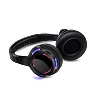 Système disco silencieux en gros d'usine le moins cher comprenant un casque disco silencieux flash à lumière LED et des émetteurs en option