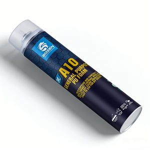 SOZEN-A10 Mousse polyuréthane monocomposant à usage général, mastic silicone pour le remplissage et la fixation des trous de construction - Product Image 4