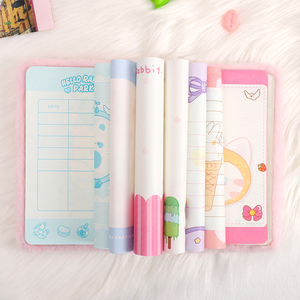 2025 Fluffy Sách Bsci Bán Sỉ Trẻ Em Nhỏ Giấy Bìa Cứng Đầy Màu Sắc Trang Sang Trọng Dễ Thương Máy Tính Xách Tay Cho Cô Gái Văn Phòng Phẩm Cuốn Sách - Product Image 6