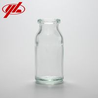 Lot de 100 bouteilles de liqueur pour Injection, transparents et vides, de Soda, en verre moulé, vente en gros, 10ml