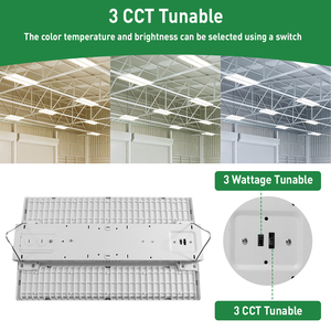 ETL DLC được liệt kê thương mại công nghiệp Highbay đèn 150W 240W 300W <span class=keywords><strong>LED</strong></span> tuyến tính ánh sáng bay cao cho cửa hàng làm việc - Product Image 2